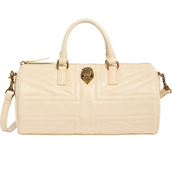 Kurt Geiger London Handbags - Kurt Geiger London Kensington Leather UJ Barrel Bag NWT